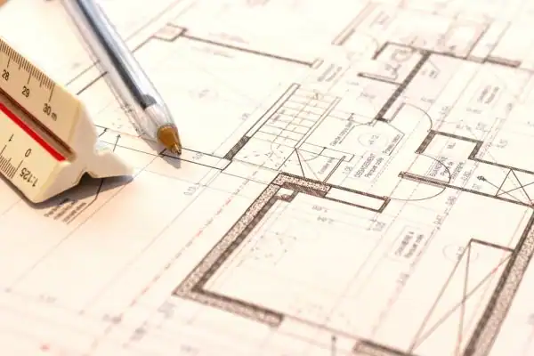Image of architect Horsforth drawings